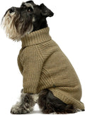 Thermal Knitted Dog Sweater Doggy Winter Coat Pet Clothes Doggie Turtleneck Jacket Puppy Outfits Cat Sweatsuit Sage