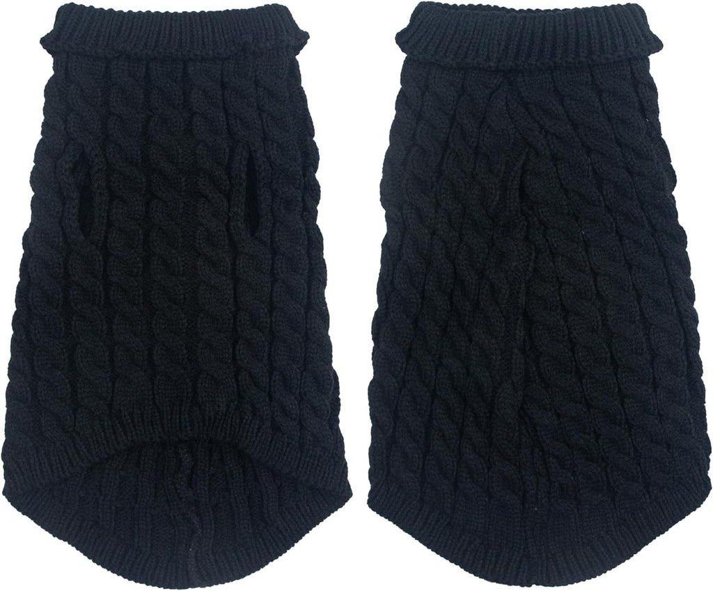Dog Sweater, Pullover Sweater, Turtleneck Knitwear,Warm Clothes for Bulldog, Poodle, Yorkshire etc.