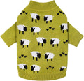 Funny Sheep Dog Sweater, Thermal Winter Clothes for Small Dogs, Boy, Girl - Dog Holiday Pullover Jumper, Pet Outfit